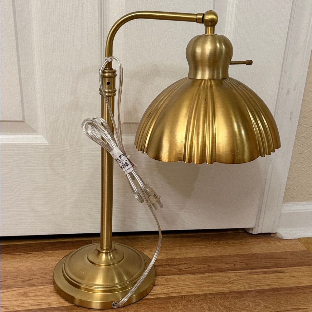 Fluted Scallop Brass Table Lamp - Hearth & Hand with Magnolia